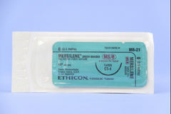 Suture with Needle Mersilene Nonabsorbable Uncoated Green Suture Braided Polyester Size 0 18 Inch Suture 1-Needle 36 mm Length 1/2 Circle Taper Point Needle