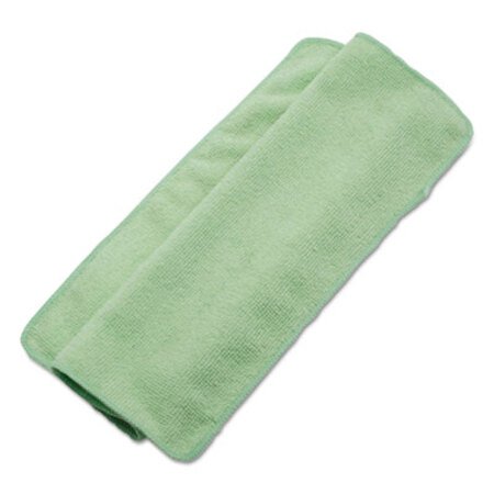 Boardwalk® Lightweight Microfiber Cleaning Cloths, Green, 16 x 16, 24/Pack