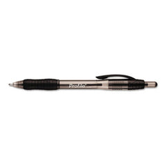 Paper Mate® Profile Retractable Ballpoint Pen Value Pack, 1.4mm, Black Ink, Smoke Barrel, 36/Box