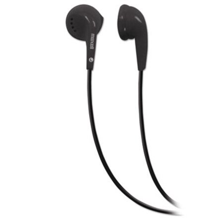 Maxell® EB-95 Stereo Earbuds, Black