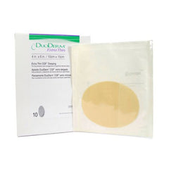 Convatec Hydrocolloid Dressing DuoDERM® Extra Thin 4 X 6 Inch Oval Sterile