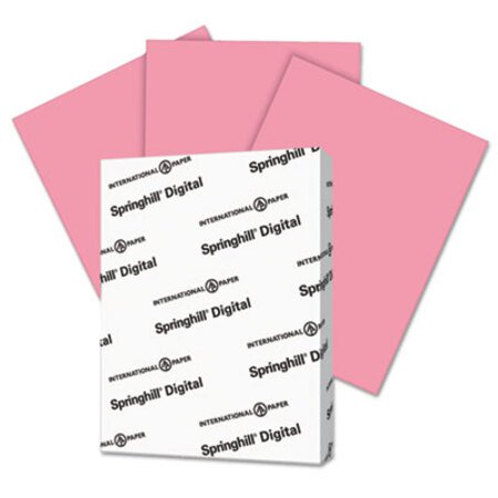 Springhill® Digital Index Color Card Stock, 90lb, 8.5 x 11, Cherry, 250/Pack