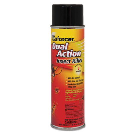 Enforcer® Dual Action Insect Killer, For Flying/Crawling Insects, 17 oz Aerosol