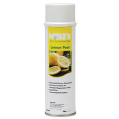 Misty® Handheld Air Deodorizer, Lemon Peel, 10 oz Aerosol, 12/Carton