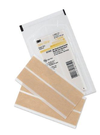 3M Skin Closure Strip Steri-Strip™ Elastic 1 X 5 Inch Nonwoven Material Flexible Strip Tan