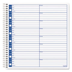 TOPS™ Voice Message Log Books, 8 1/2 x 8 1/4, 800-Message Book