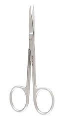 Iris Scissors Miltex® 4 Inch Length OR Grade German Stainless Steel NonSterile Finger Ring Handle Straight Blade Sharp Tip / Sharp Tip