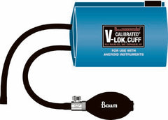 W.A. Baum Blood Pressure Cuff and Bulb Calibrated® V-Lok® Adult Arm Medium Cuff 25 - 35 cm Polyester Cuff