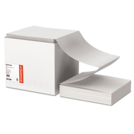 Universal® Printout Paper, 1-Part, 18lb, 9.5 x 11, White, 2, 700/Carton