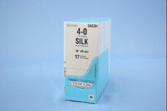 Suture without Needle Perma - Hand SUTUPAK Braided Silk Nonabsorbable Coated Size 4 - 0 18 Inch Suture