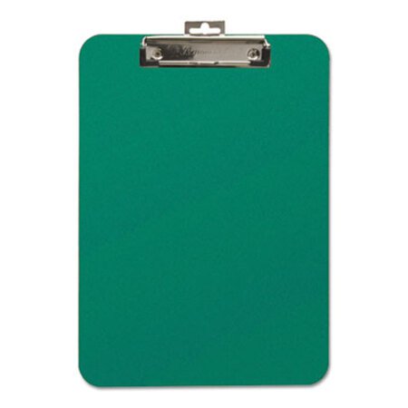 Mobile OPS® Unbreakable Recycled Clipboard, 1/4" Capacity, 9 x 12 1/2, Green