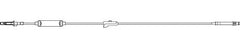 ICU Medical Cysto-Bladder Irrigation Set 55 mL 0.241 Inch OD 77 Inch 1 Lead Plastic