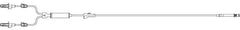 ICU Medical Urology Irrigation Set TUR™ 85 mL 0.241 Inch ID 98 Inch 2 Lead