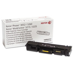 Xerox® 106R02777 High-Yield Toner, 3,000 Page-Yield, Black