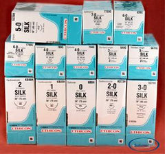 Suture without Needle Perma - Hand SUTUPAK Braided Silk Nonabsorbable Coated Size 2 - 0 18 Inch Suture