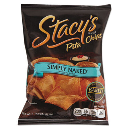 s® Pita Chips, 1.5 oz Bag, Original, 24/Carton