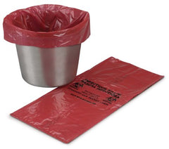 Medegen Medical Products LLC Kick Bucket Liner Medegen Medical Products 7 gal. Red Bag Polyethylene 12 X 24 Inch - M-210486-4893 - Case of 500