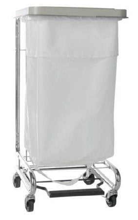 Hamper Stand McKesson Isolation Linen Rectangular Opening 30-33 gal Foot Pedal Self-Closing Lid - M-210971-2092 - Each