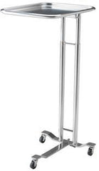 Pedigo Products Mayo Instrument Stand Mayo Tray U-Shaped Base 36 - 53 Inch 21.25 Inch