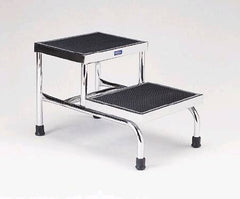 Pedigo Products Step Stool 2-Steps Chrome Plated Steel 8 / 16 Inch Step Height - M-286147-1588 - Each