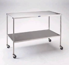Pedigo Products Utility Cart Stainless Steel 24 X 48 X 34 Inch Silver 19 X 47 Inch - M-282229-3717 - Each