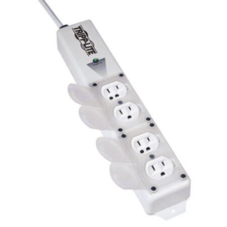 Tripp Lite Medical-Grade Power Strip for Patient-Care Vicinity, 4 Outlets, 15 ft Cord