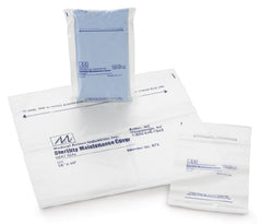 Medegen Medical Products LLC Sterility Maintenance Cover 10 X 15 Inch, 2.25 mil, Clear / Blue, LLDPE Film, Flat Pack, Heat Seal Adhesive Strip