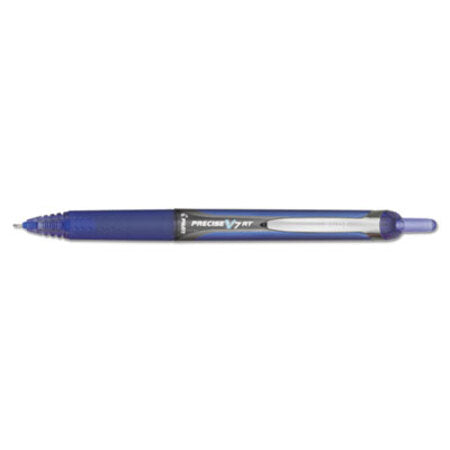 Pilot® Precise V7RT Retractable Roller Ball Pen, Fine 0.7mm, Blue Ink, Blue Barrel