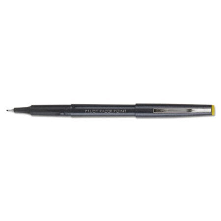 Pilot® Razor Point Stick Porous Point Marker Pen, 0.3mm, Black Ink/Barrel, Dozen