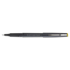 Pilot® Razor Point Stick Porous Point Marker Pen, 0.3mm, Black Ink/Barrel, Dozen