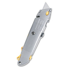 Stanley® Quick-Change Utility Knife with Retractable Blade and Twine Cutter, Gray