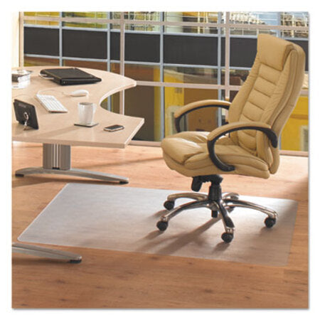 Floortex® Cleartex Advantagemat Phthalate Free PVC Chair Mat for Hard Floors, 48 x 36, Clear