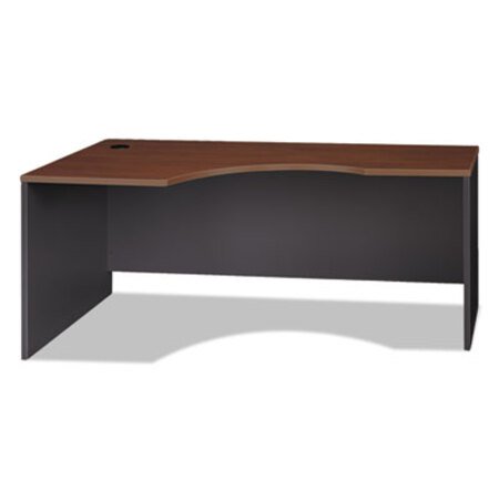 Bush® Series C Collection Left Corner Desk Module, 71.13" x 35.5" x 29.88", Hansen Cherry/Graphite Gray