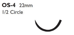 J & J Healthcare Systems Suture with Needle Ethibond Nonabsorbable Coated Green Suture Braided Polyester Size 2 30 Inch Suture 1-Needle 22 mm Length 1/2 Circle Reverse Cutting Needle