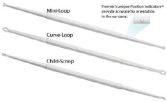 Premier Dental Products Ear Curette premier® 7-1/2 Inch Length Double-ended Handle Curved Loop Tip - M-360422-4977 - Box of 50