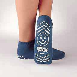 Principle Business Enterprises Slipper Socks Pillow Paws® Youth Light Blue Ankle High