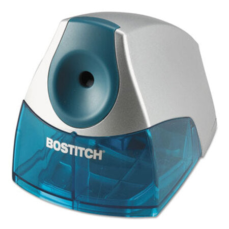 Bostitch® Personal Electric Pencil Sharpener, AC-Powered, 4.25" x 8.4" x 4", Blue