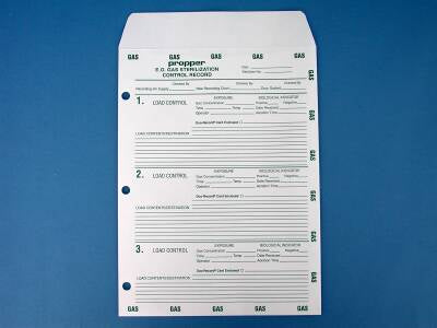 Propper Manufacturing Sterilization Record Envelope EO Gas