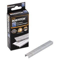 Bostitch® Standard Staples, 0.25" Leg, 0.5" Crown, Steel, 5,000/Box