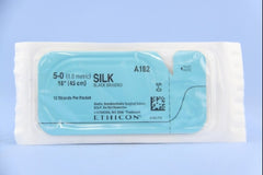 Suture without Needle Perma - Hand SUTUPAK Braided Silk Nonabsorbable Coated Size 5 - 0 18 Inch Suture
