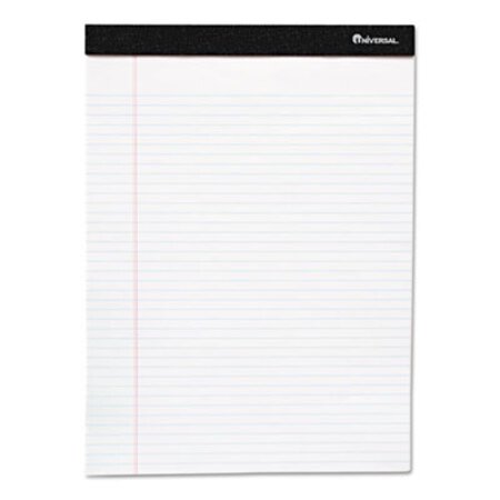 Universal® Premium Ruled Writing Pads, Narrow Rule, 5 x 8, White, 50 Sheets, 12/Pack