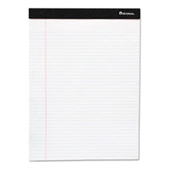 Universal® Premium Ruled Writing Pads, Narrow Rule, 5 x 8, White, 50 Sheets, 12/Pack
