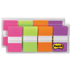 Post-it® Flags Page Flags in Portable Dispenser, Bright, 160 Flags/Dispenser