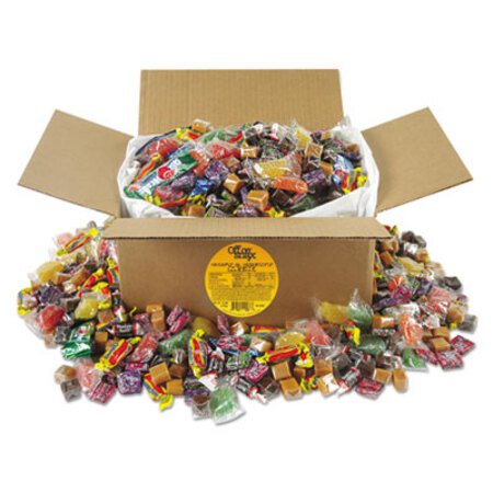 Office Snax® Soft and Chewy Candy Mix, Individually Wrapped, 10 lb Values Size Box