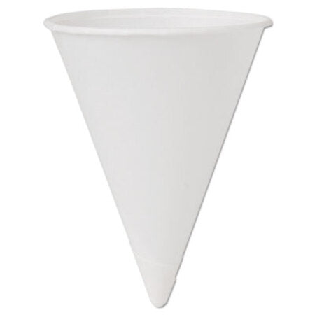 Dart® Cone Water Cups, Cold, Paper, 4oz, White, 200/Pack