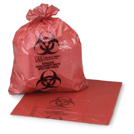 Infectious Waste Bag McKesson 1 - 6 gal. Red Bag 11 X 14 Inch - M-223411-4057 - Case of 500