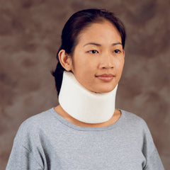 DeRoyal Cervical Collar DeRoyal® Low Contoured / Medium-Firm Density Adult Medium One-Piece 3-1/2 Inch Height 18 Inch Length