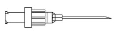 B. Braun Admix Needle 17 Gauge 1 Inch