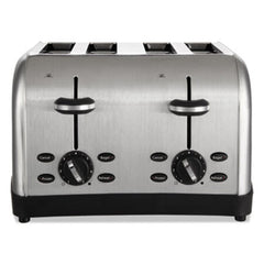 Oster® Extra Wide Slot Toaster, 4-Slice, 12 3/4 x 13 x 8 1/2, Stainless Steel