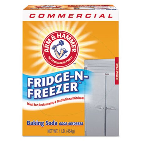 Hammer™ Fridge-N-Freezer Pack Baking Soda, Unscented, Powder, 16 oz, 12/Carton